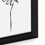 Bohemian Wall Art | Minimalist Floral Line Drawing | Nature-Inspired Art