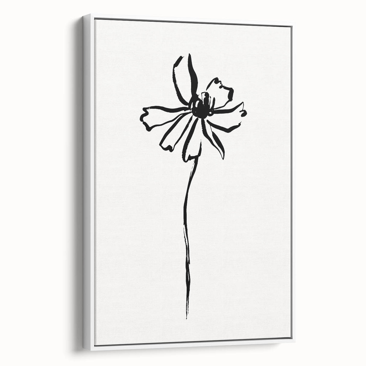 Bohemian Wall Art | Minimalist Floral Line Drawing | Nature-Inspired Art