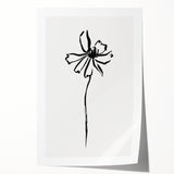 Bohemian Wall Art | Minimalist Floral Line Drawing | Nature-Inspired Art