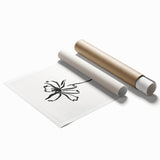 Bohemian Wall Art | Minimalist Floral Line Drawing | Nature-Inspired Art