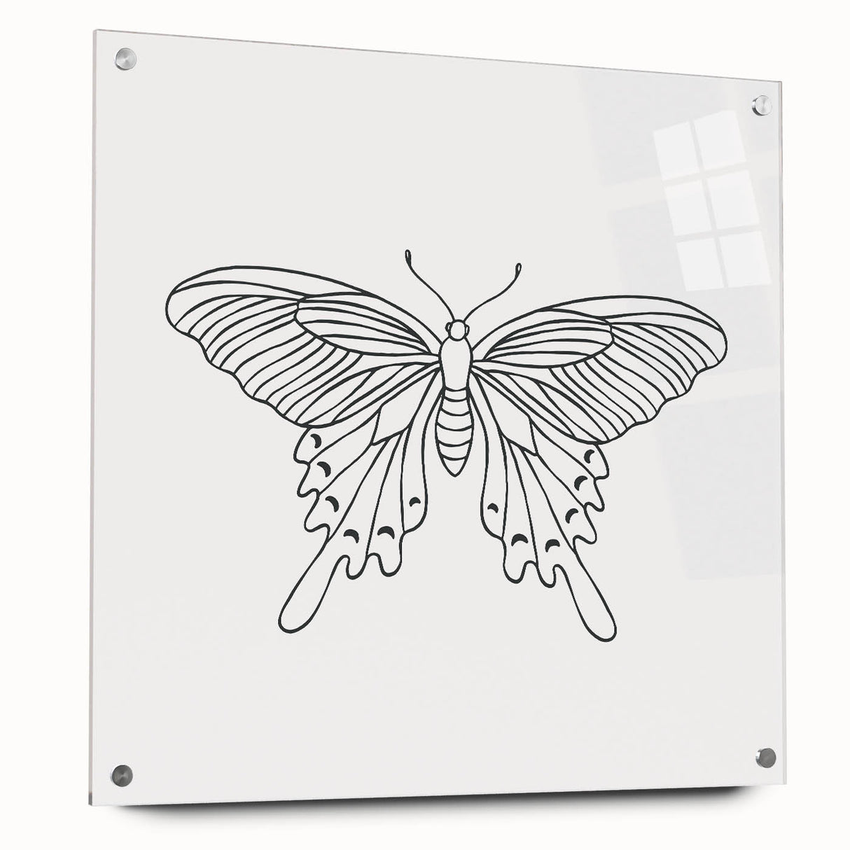 Bohemian Wall Art | Butterfly Boho Decor Canvas | Eclectic Art Print