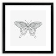Bohemian Wall Art | Butterfly Boho Decor Canvas | Eclectic Art Print