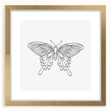 Bohemian Wall Art | Butterfly Boho Decor Canvas | Eclectic Art Print