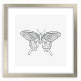 Bohemian Wall Art | Butterfly Boho Decor Canvas | Eclectic Art Print