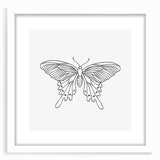 Bohemian Wall Art | Butterfly Boho Decor Canvas | Eclectic Art Print