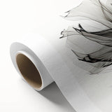 Bohemian Wall Art - Abstract Black and White Floral Boho Canvas Decor