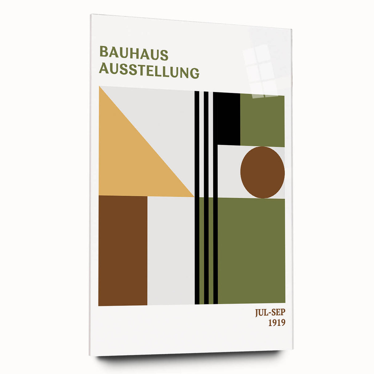Bohemian Wall Art | Bauhaus Exhibition Boho Decor Canvas | Eclectic Print