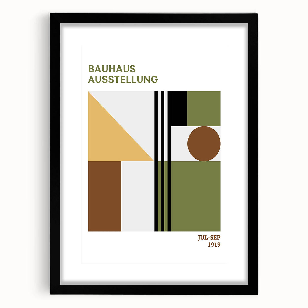 Bohemian Wall Art | Bauhaus Exhibition Boho Decor Canvas | Eclectic Print