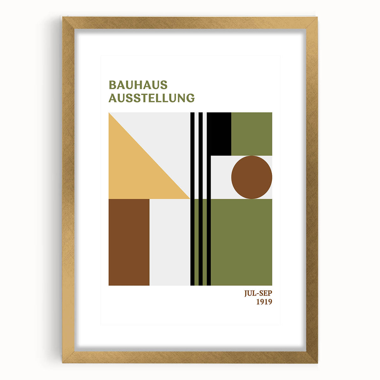Bohemian Wall Art | Bauhaus Exhibition Boho Decor Canvas | Eclectic Print