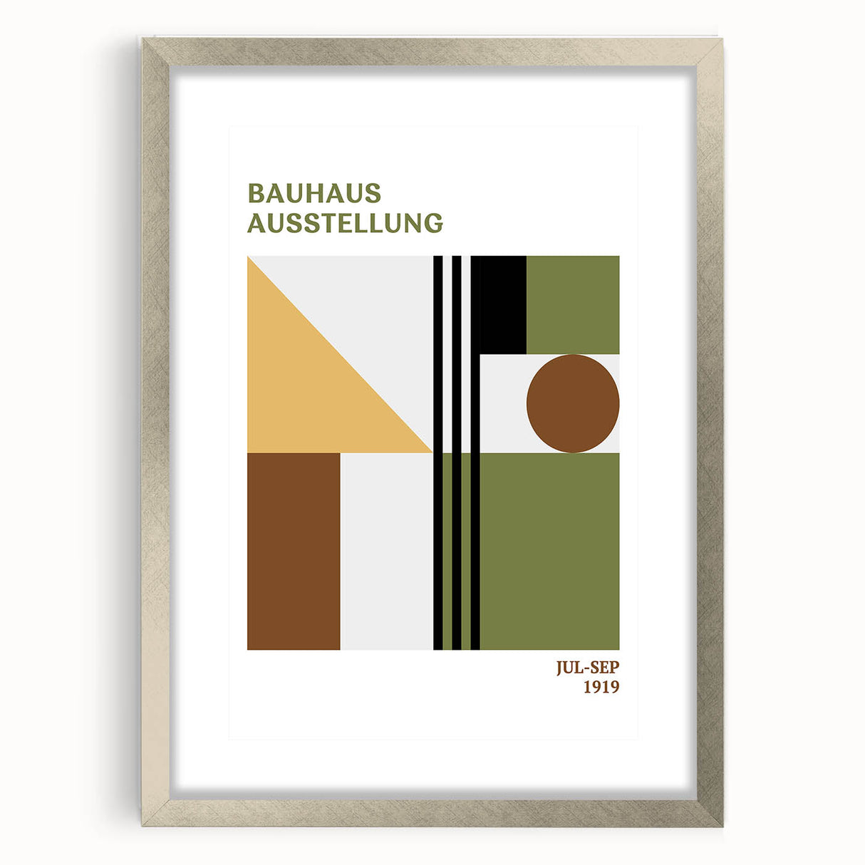 Bohemian Wall Art | Bauhaus Exhibition Boho Decor Canvas | Eclectic Print