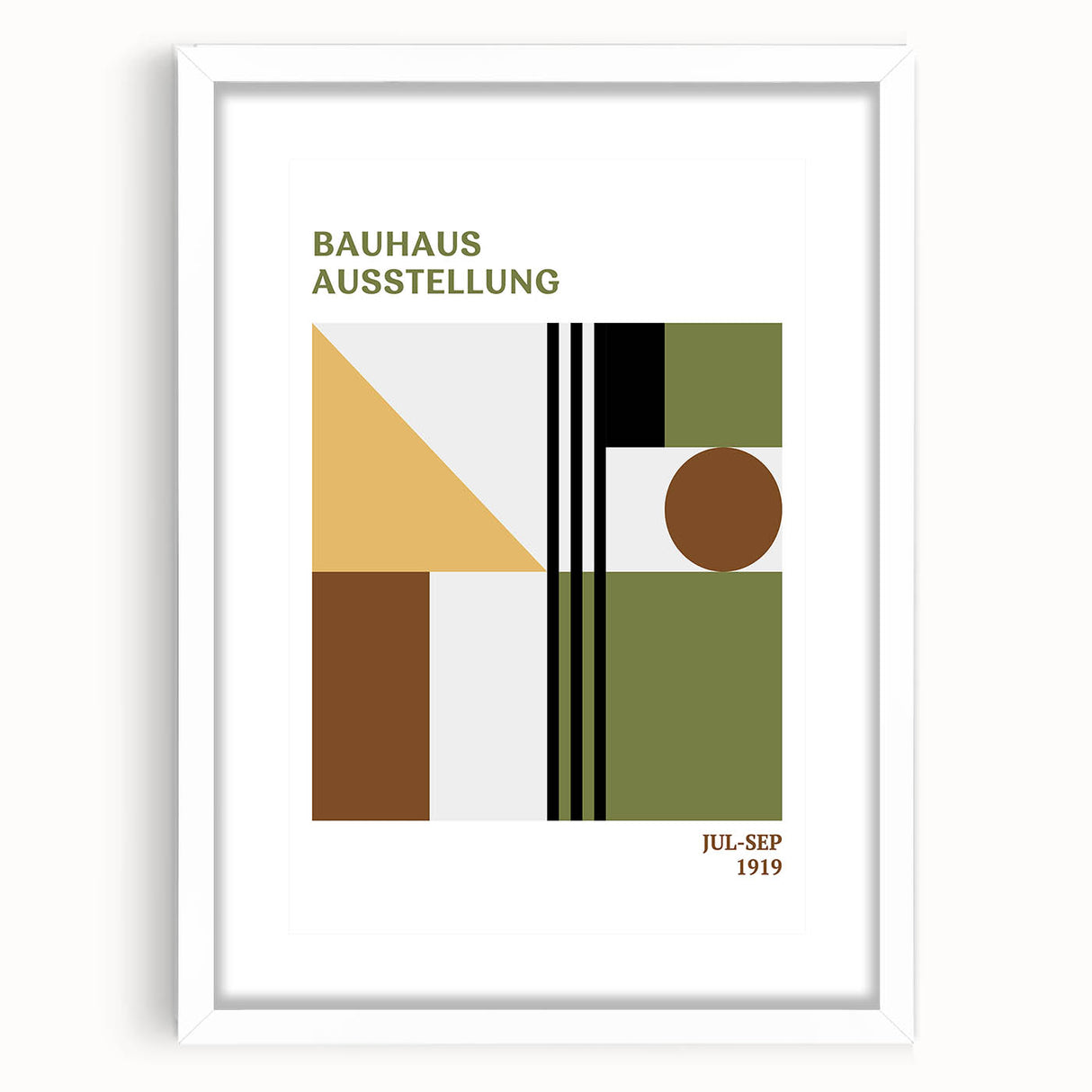 Bohemian Wall Art | Bauhaus Exhibition Boho Decor Canvas | Eclectic Print