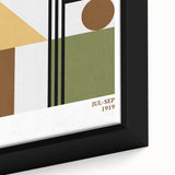 Bohemian Wall Art | Bauhaus Exhibition Boho Decor Canvas | Eclectic Print