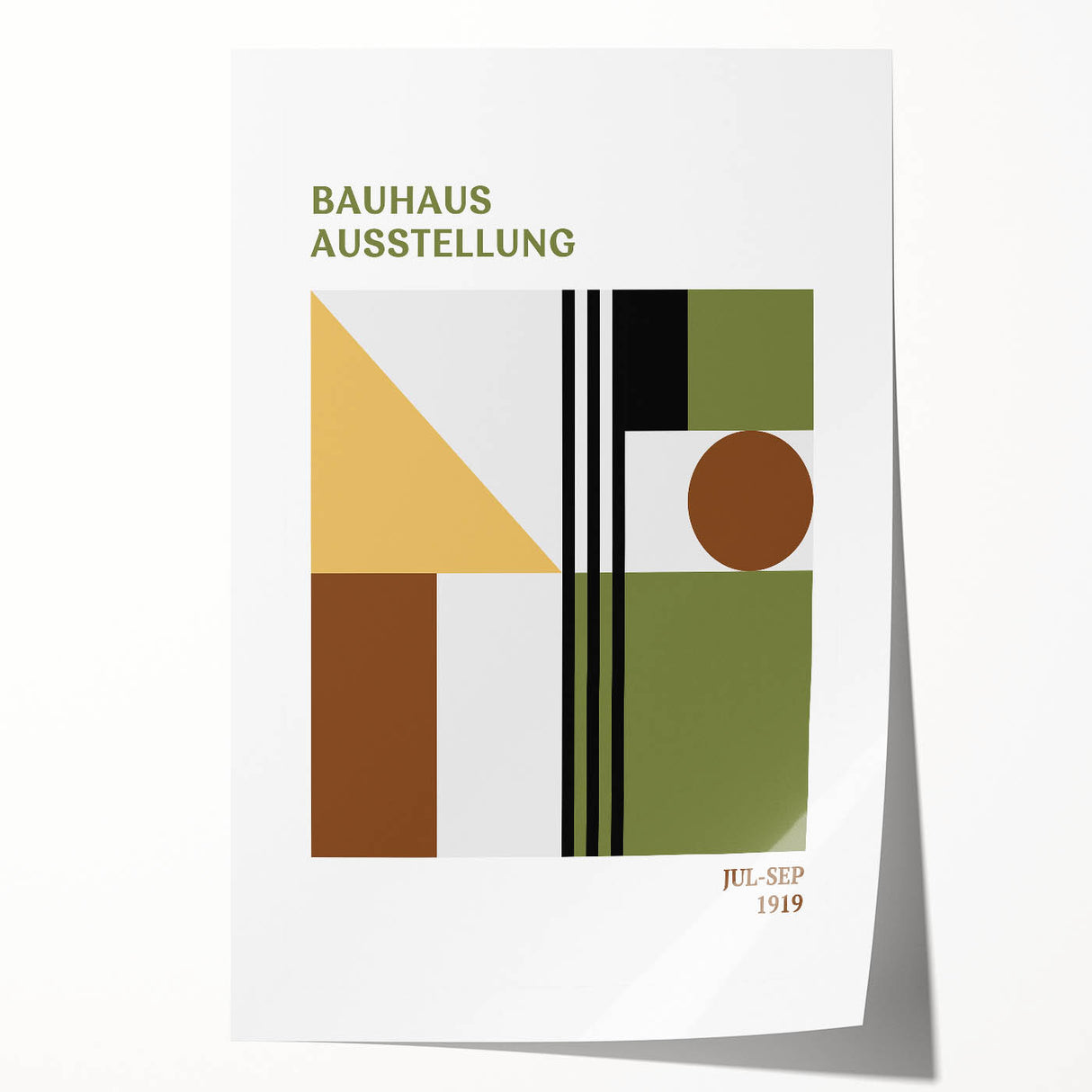 Bohemian Wall Art | Bauhaus Exhibition Boho Decor Canvas | Eclectic Print