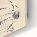 Bohemian Wall Art | Graceful Swan Boho Decor Canvas | Eclectic Art Print