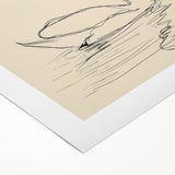 Bohemian Wall Art | Graceful Swan Boho Decor Canvas | Eclectic Art Print