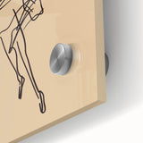 Bohemian Wall Art | Dynamic Dancer Line Drawing | Minimalist Art Print