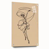 Bohemian Wall Art | Dynamic Dancer Line Drawing | Minimalist Art Print