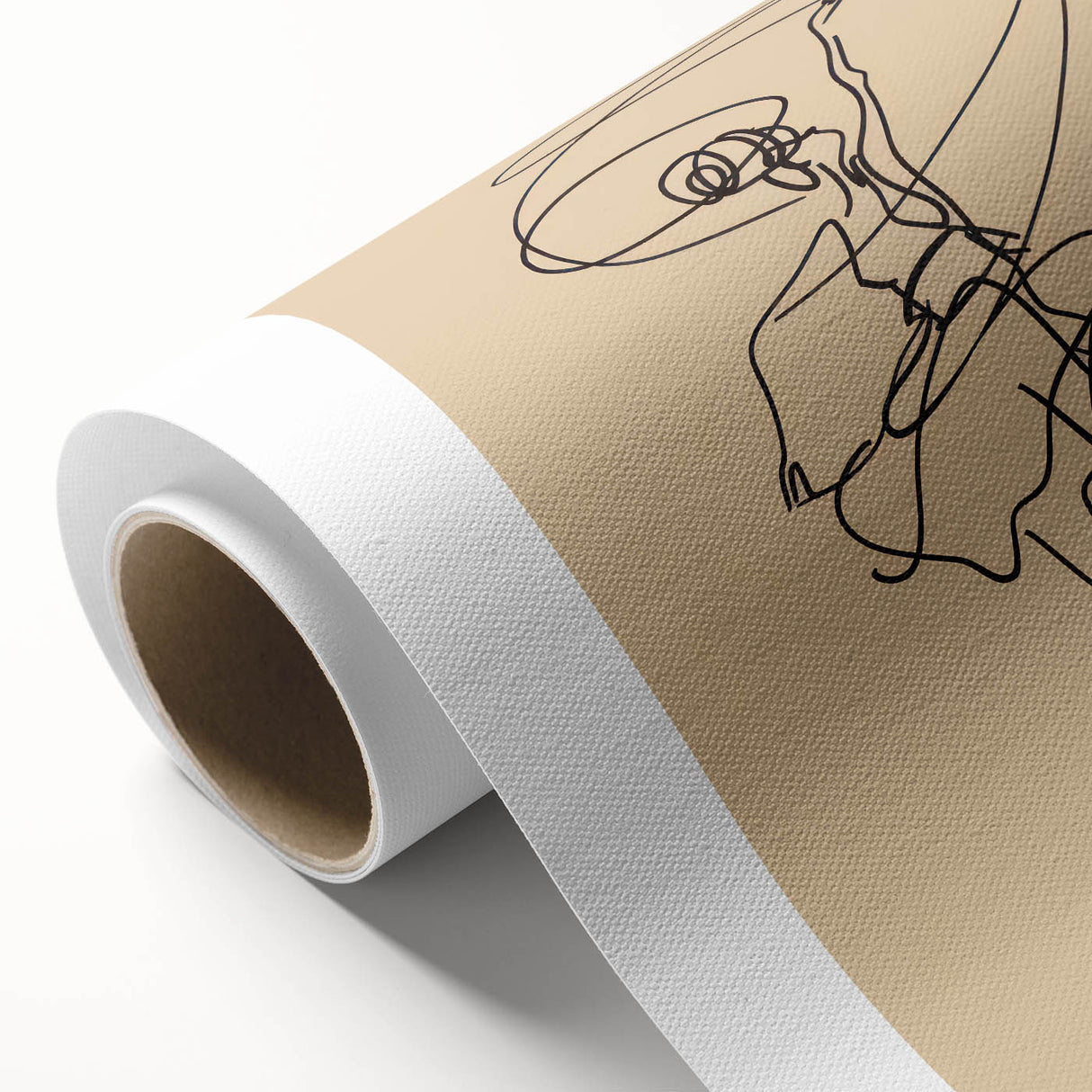 Bohemian Wall Art | Dynamic Dancer Line Drawing | Minimalist Art Print