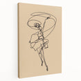 Bohemian Wall Art | Dynamic Dancer Line Drawing | Minimalist Art Print