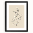 Bohemian Wall Art | Graceful Dancer Line Drawing | Minimalist Art Print