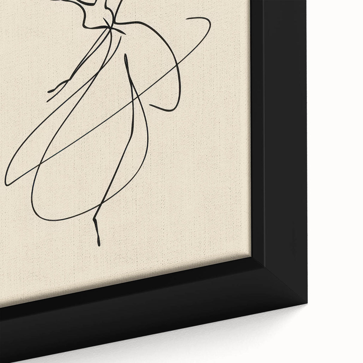 Bohemian Wall Art | Graceful Dancer Line Drawing | Minimalist Art Print