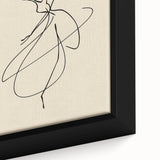 Bohemian Wall Art | Graceful Dancer Line Drawing | Minimalist Art Print