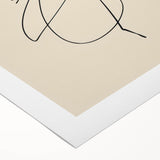 Bohemian Wall Art | Graceful Dancer Line Drawing | Minimalist Art Print