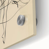 Bohemian Wall Art | Flowing Dancer Line Drawing | Elegant Minimalist Print