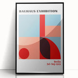 Bohemian Wall Art | Bauhaus Exhibition Boho Decor | Eclectic Canvas