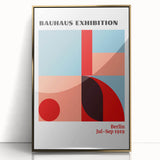 Bohemian Wall Art | Bauhaus Exhibition Boho Decor | Eclectic Canvas