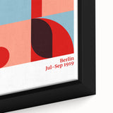 Bohemian Wall Art | Bauhaus Exhibition Boho Decor | Eclectic Canvas