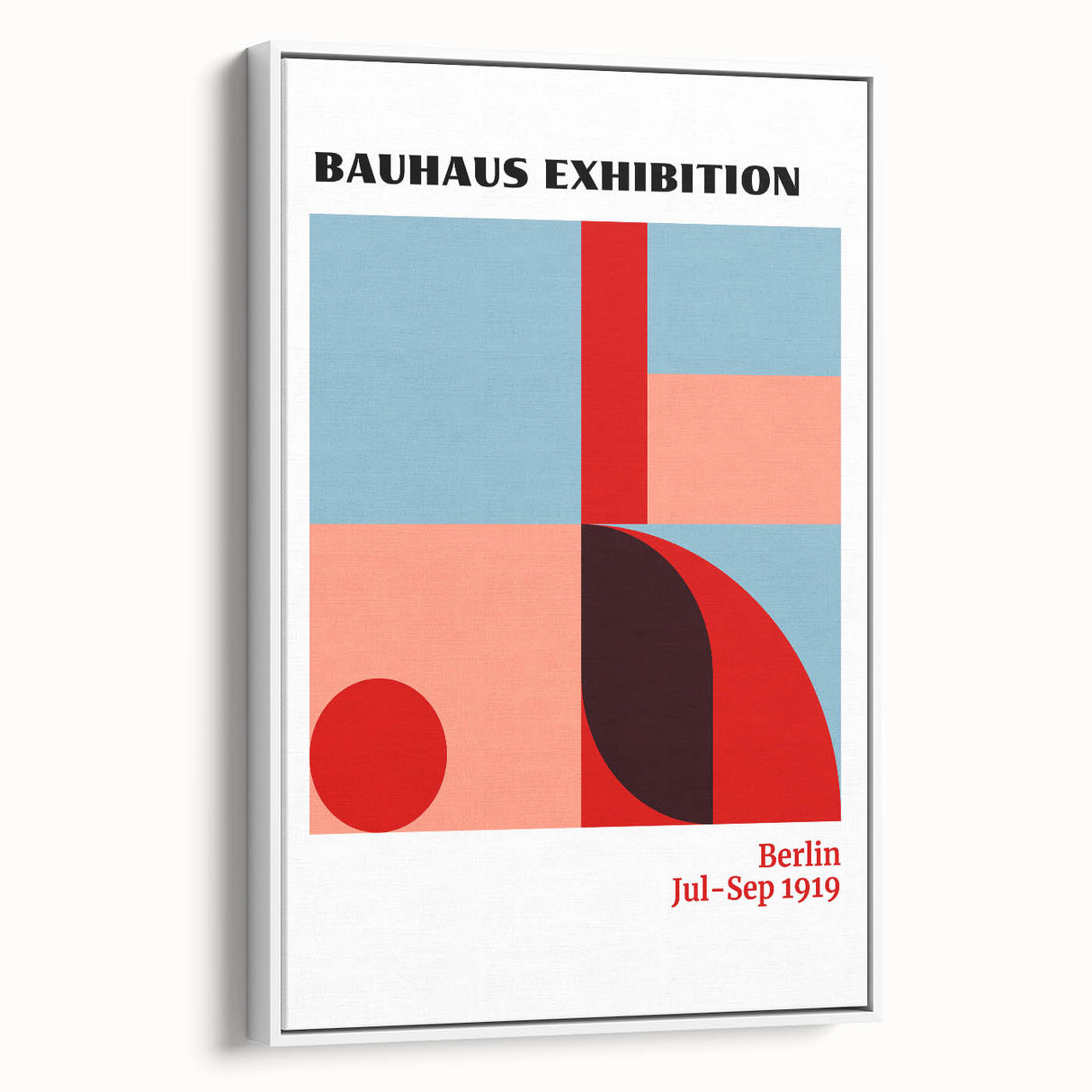 Bohemian Wall Art | Bauhaus Exhibition Boho Decor | Eclectic Canvas