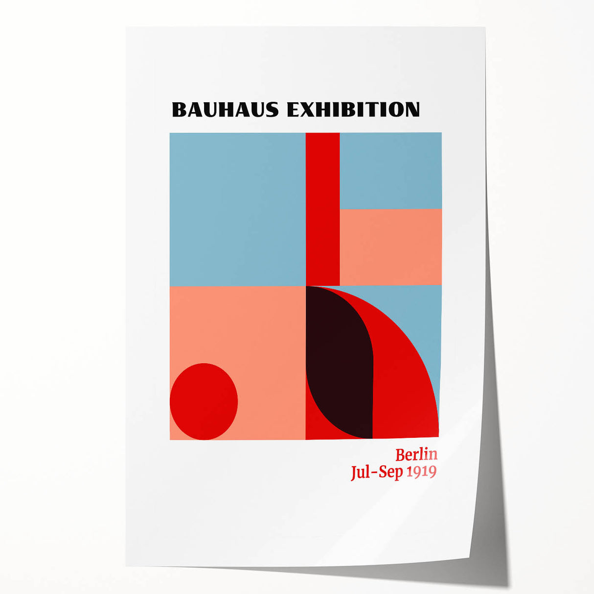 Bohemian Wall Art | Bauhaus Exhibition Boho Decor | Eclectic Canvas