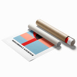 Bohemian Wall Art | Bauhaus Exhibition Boho Decor | Eclectic Canvas