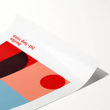 Bohemian Wall Art | Bauhaus Exhibition Boho Decor | Eclectic Canvas