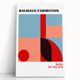 Bohemian Wall Art | Bauhaus Exhibition Boho Decor | Eclectic Canvas