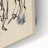 Bohemian Wall Art | Dancing Figures Line Drawing | Minimalist Art Print