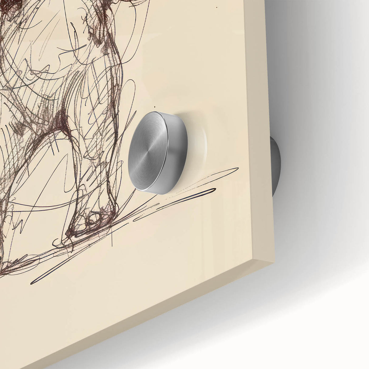 Bohemian Wall Art | Playful Elephant Sketch | Minimalist Animal Art Print