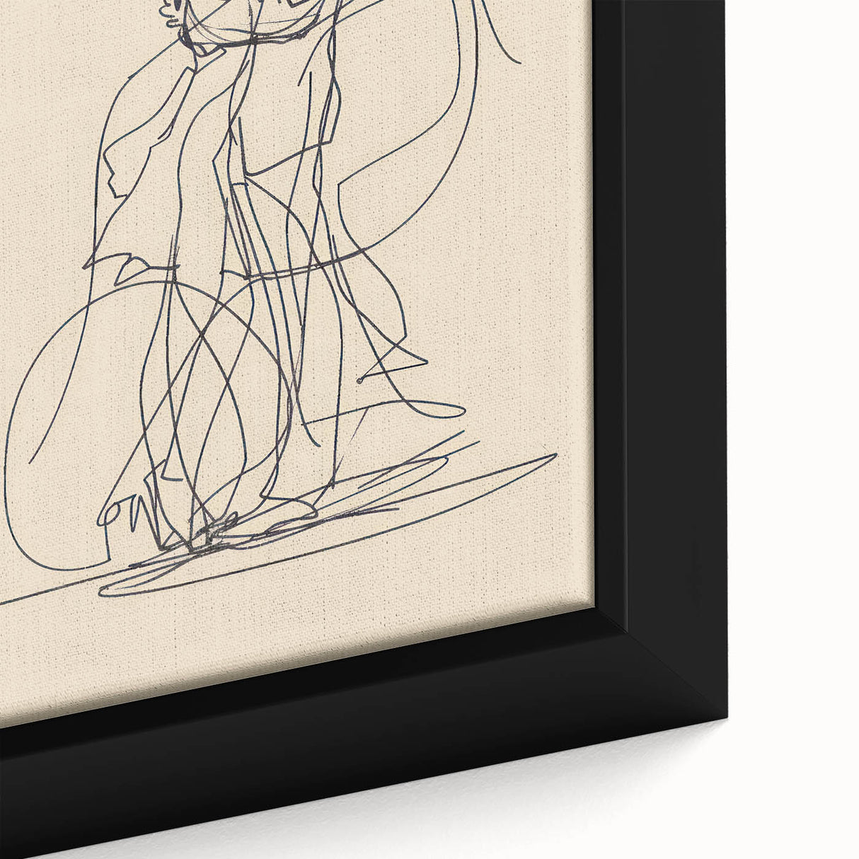 Bohemian Wall Art | Romantic Couple Line Drawing | Minimalist Love Art