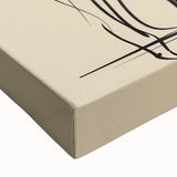 Bohemian Wall Art | Elegant Couple Embrace Line Drawing | Minimalist Art