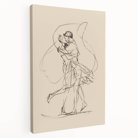 Bohemian Wall Art | Romantic Boho Decor Canvas | Eclectic Art Print