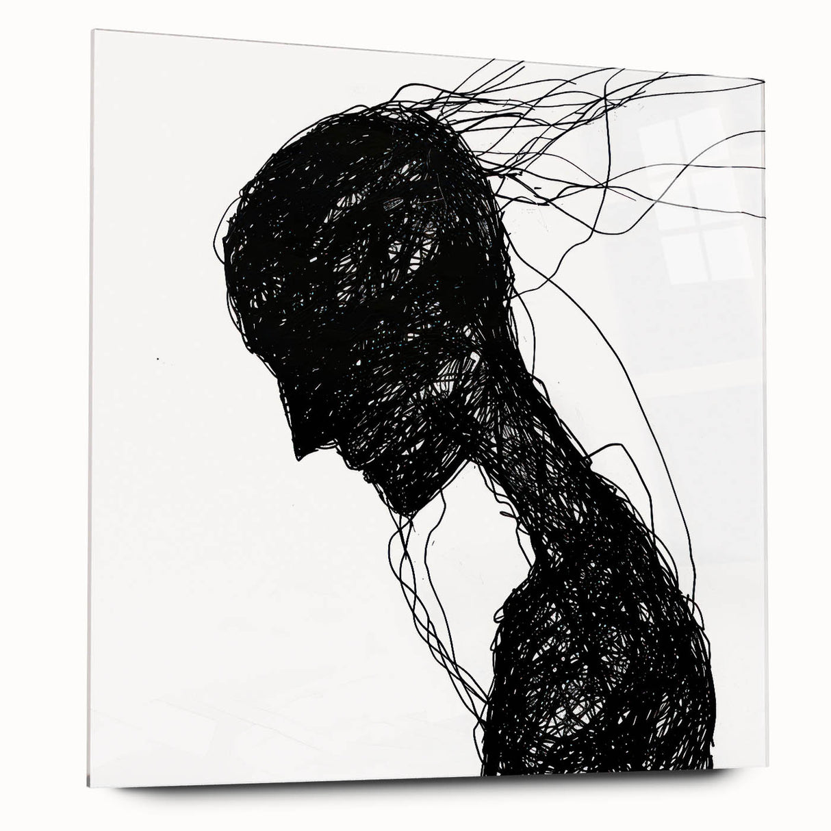 Bohemian Wall Art | Dark Abstract Boho Decor Canvas | Eclectic Art Print