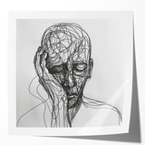 Bohemian Wall Art | Abstract Boho Decor Canvas | Eclectic Art Print