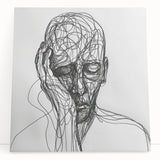 Bohemian Wall Art | Abstract Boho Decor Canvas | Eclectic Art Print