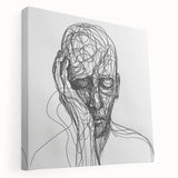 Bohemian Wall Art | Abstract Boho Decor Canvas | Eclectic Art Print