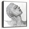 Bohemian Wall Art | Abstract Boho Decor Canvas | Eclectic Art Print