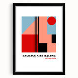 Bohemian Wall Art | Bauhaus Ausstellung Boho Decor Canvas | Eclectic Print