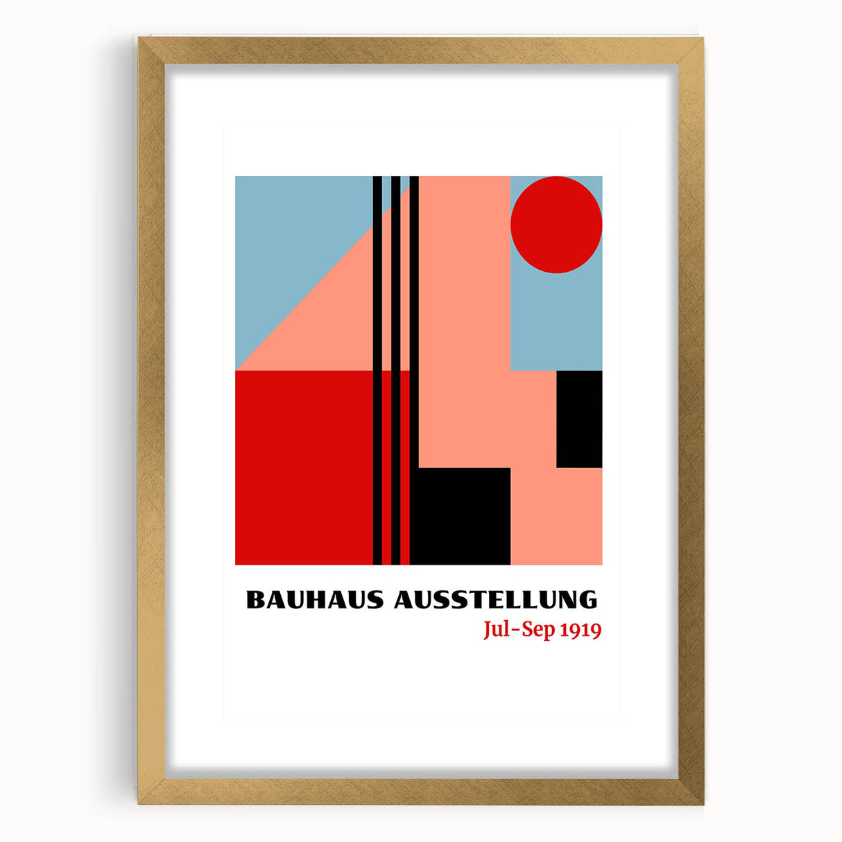 Bohemian Wall Art | Bauhaus Ausstellung Boho Decor Canvas | Eclectic Print