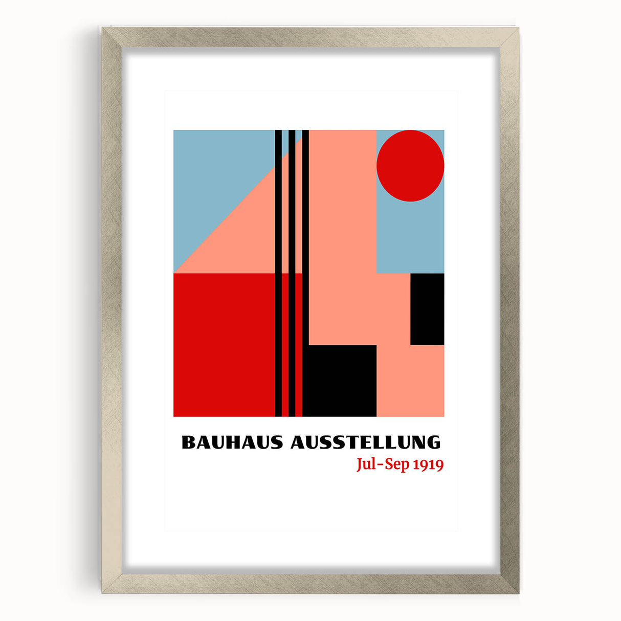 Bohemian Wall Art | Bauhaus Ausstellung Boho Decor Canvas | Eclectic Print