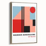 Bohemian Wall Art | Bauhaus Ausstellung Boho Decor Canvas | Eclectic Print